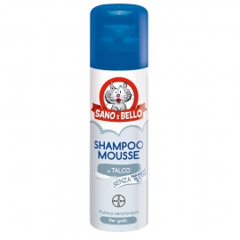 SANO E BELLO SHAMPOO MOUSSE TALCO 200 ML