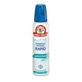 SANO E BELLO SHAMPOO MOUSSE RAPID MUSCHIO BIANCO 300 ML
