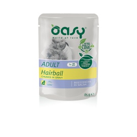 OASY WET CAT BOCCONCINI HAIRBALL 85 GR