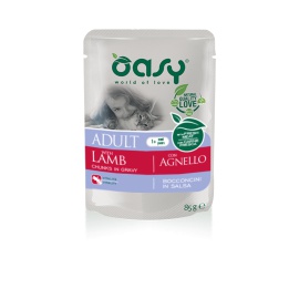 OASY WET CAT BOCCONCINI AGNELLO 85 GR