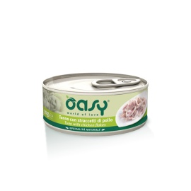 OASY WET CAT SPEC. NATURALE TONNO CON STRACCETTI DI POLLO 70 GR