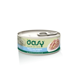 OASY WET CAT SPEC. NATURALE TONNO CON VONGOLE 70 GR