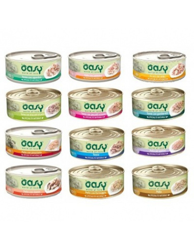 OASY WET CAT SPEC. NATURALE POLLO CON GAMBERETTI 150 GR