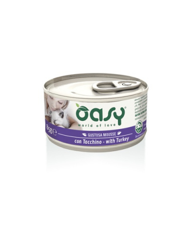 OASY WET CAT MOUSSE TACCHINO 85 GR
