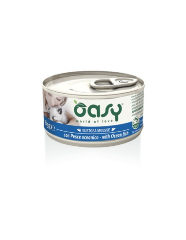 OASY WET CAT MOUSSE PESCE OCEANICO 85 GR