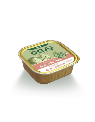 OASY WET CAT PATE' SALMONE 100 GR