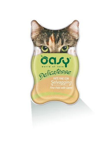 OASY DELICATESSE PATE' SELVAGGINA 85 GR