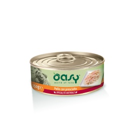 OASY WET DOG SPEC. NATURALE POLLO CON PROSCIUTTO 150 GR