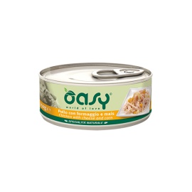 OASY WET DOG SPEC. NATURALE POLLO CON FORMAGGIO E MAIS 150 GR