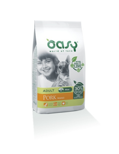 OASY ONE PROTEIN ADULT MINI MAIALE 2,5 KG