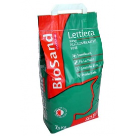 LETTIERA BIOSAND AGGLOMERANTE FINE 7,5 KG