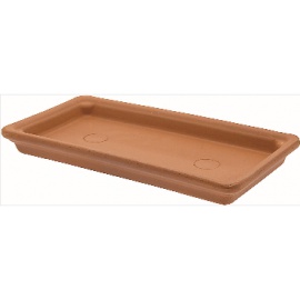 SOTTOCASSETTA TERRACOTTA RETTANGOLARE CM 60 