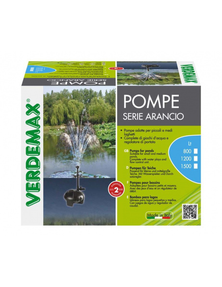 VERDEMAX POMPA SERIE ARANCIO LT/H 1500