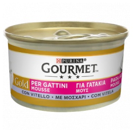 GOURMET MOUSSE VITELLO PER GATTINI 85 GR