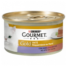 GOURMET GOLD PATE' AGNELLO E ANATRA 85 GR