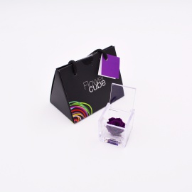 ARS NOVA MINI FLOWERCUBE 4,5x4,5 CM COLORE VIOLA