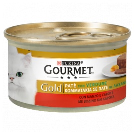 GOURMET GOLD PATE' MANZO E CAROTE 85 GR
