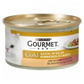 GOURMET GOLD DADINI IN SALSA TACCHINO E ANATRA 85 GR