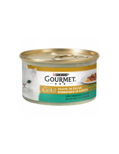 GOURMET GOLD DADINI IN SALSA CONIGLIO E CAROTE 85 GR