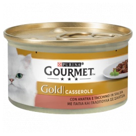 GOURMET GOLD CASSEROLE ANATRA E TACCHINO 85 GR