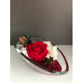 ARS NOVA ROSA IN BARCA 25x12x9,5