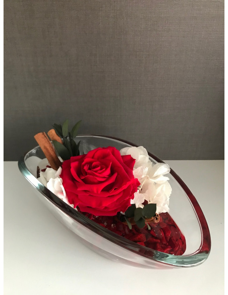 ARS NOVA ROSA IN BARCA 25x12x9,5