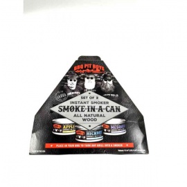 INSTANT SMOKER BOX SET 3 PZ BBQ PIT BOYS