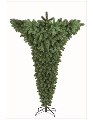 Abete di Natale "CAPOVOLTO" 210cm 