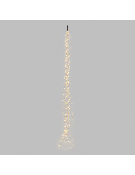 Cascata Luminosa 200 MicroLED luce CALDA