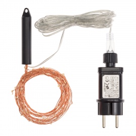 Cascata Luminosa 200 MicroLED luce CALDA 2