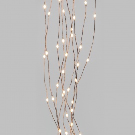 Cascata Luminosa 200 MicroLED luce CALDA