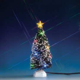 Albero Sempreverde con 12 Punti Luce Multicolore