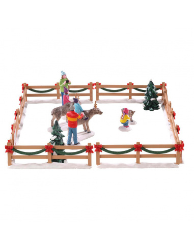REINDEER PETTING ZOO, SET OF 17