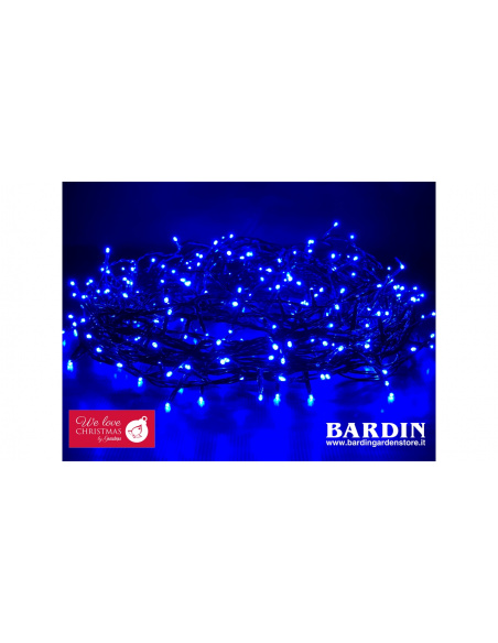 Catena Luminosa GIARDINIA 100 LED Blu