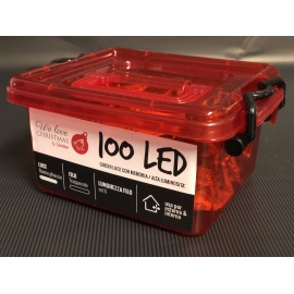 Catena Luminosa GIARDINIA 100 LED Bianco Ghiaccio  2