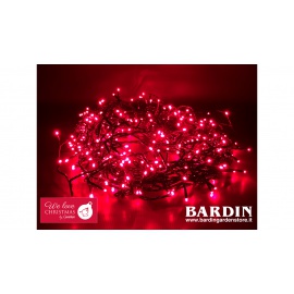 Catena Luminosa GIARDINIA 180 LED Rosso