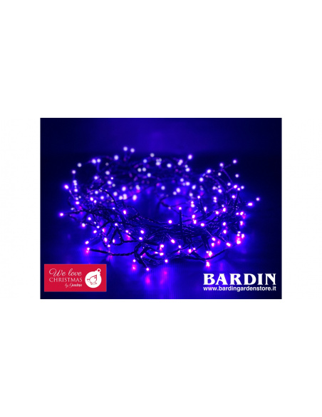 Catena Luminosa GIARDINIA 180 LED Viola