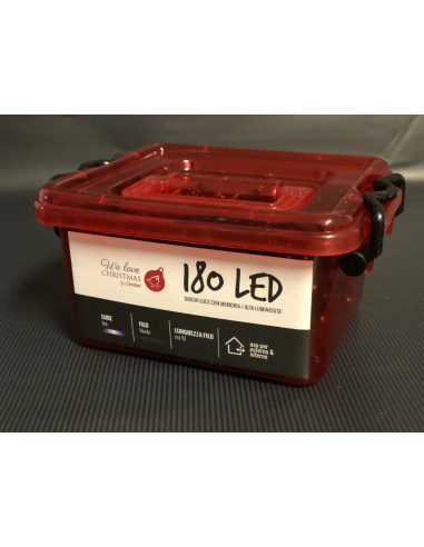 Catena Luminosa GIARDINIA 180 LED Ice...