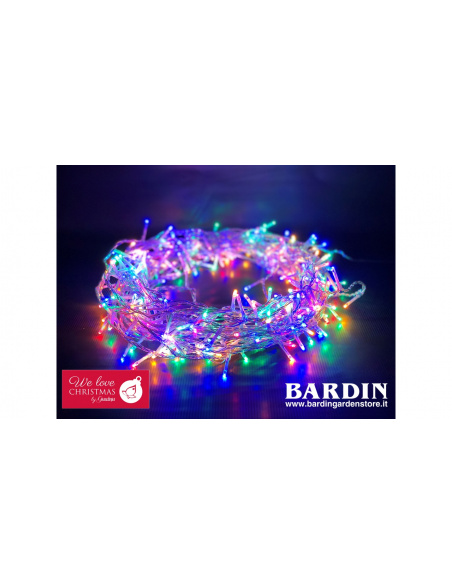 Catena Luminosa GIARDINIA 180 LED Multicolor