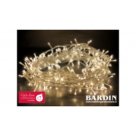 Catena Luminosa GIARDINIA 180 LED Luce Calda