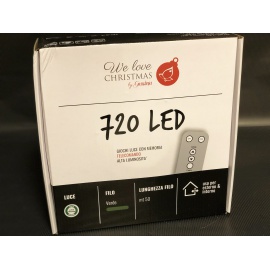 Catena Luminosa GIARDINIA 720 LED Bianco Ghiaccio 2