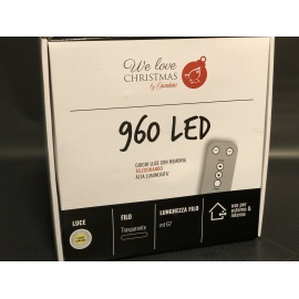 Catena Luminosa GIARDINIA 960 LED Luce Calda 2