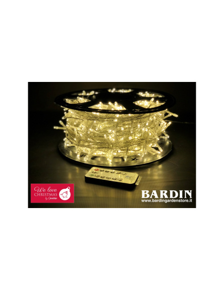 Catena Luminosa GIARDINIA 1500 LED Luce Calda