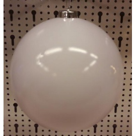 Palline di Natale, Sfera di Plastica 15Cm BIANCO