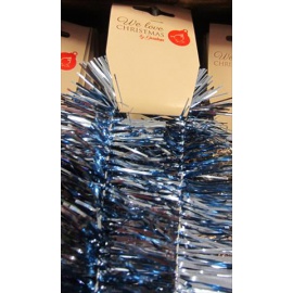 Festone Natalizio AZZURRO 2Mt, 6 Cm Diametro 