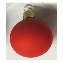Pallina di Natale, Sfera di Vetro, 15 Cm, Rosso Vellutato 