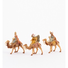 Statuette per Presepe, Re Magi a Cammello,  Cm4