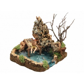 Laghetto con Pescatore