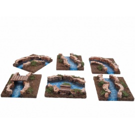 Fiume componibile 6 Pezzi