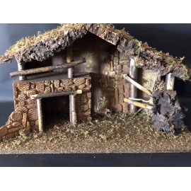 Capanna per Presepe, 55X27X34cm